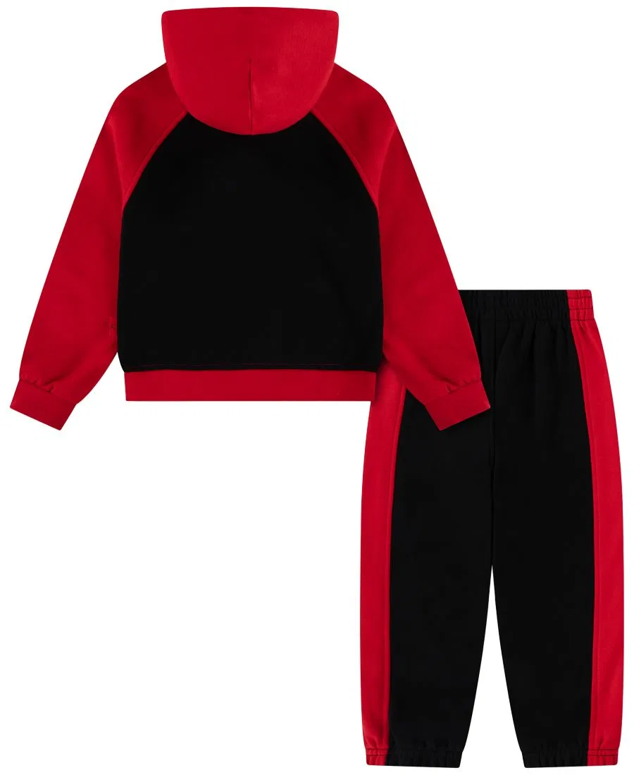Комплект из худи и спортивных брюк с длинным рукавом Jordan, University Red/Black — фото 2