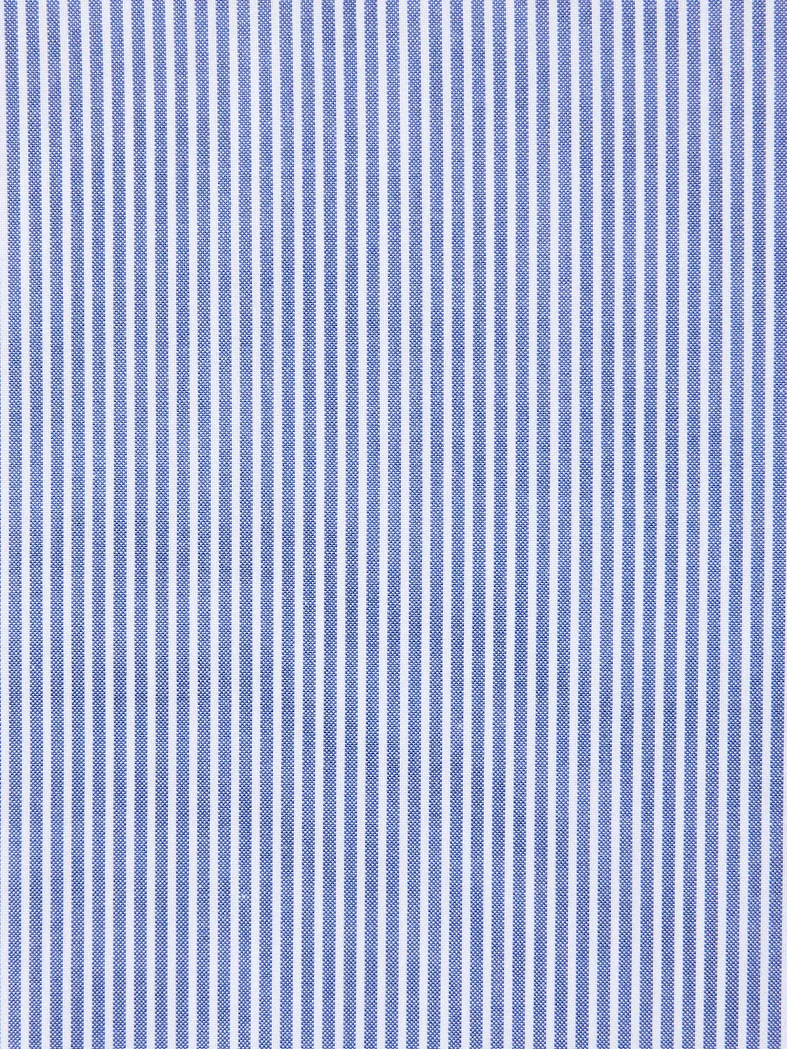 Рубашка Uniqlo, мужская, в полоску, синий — фото 4