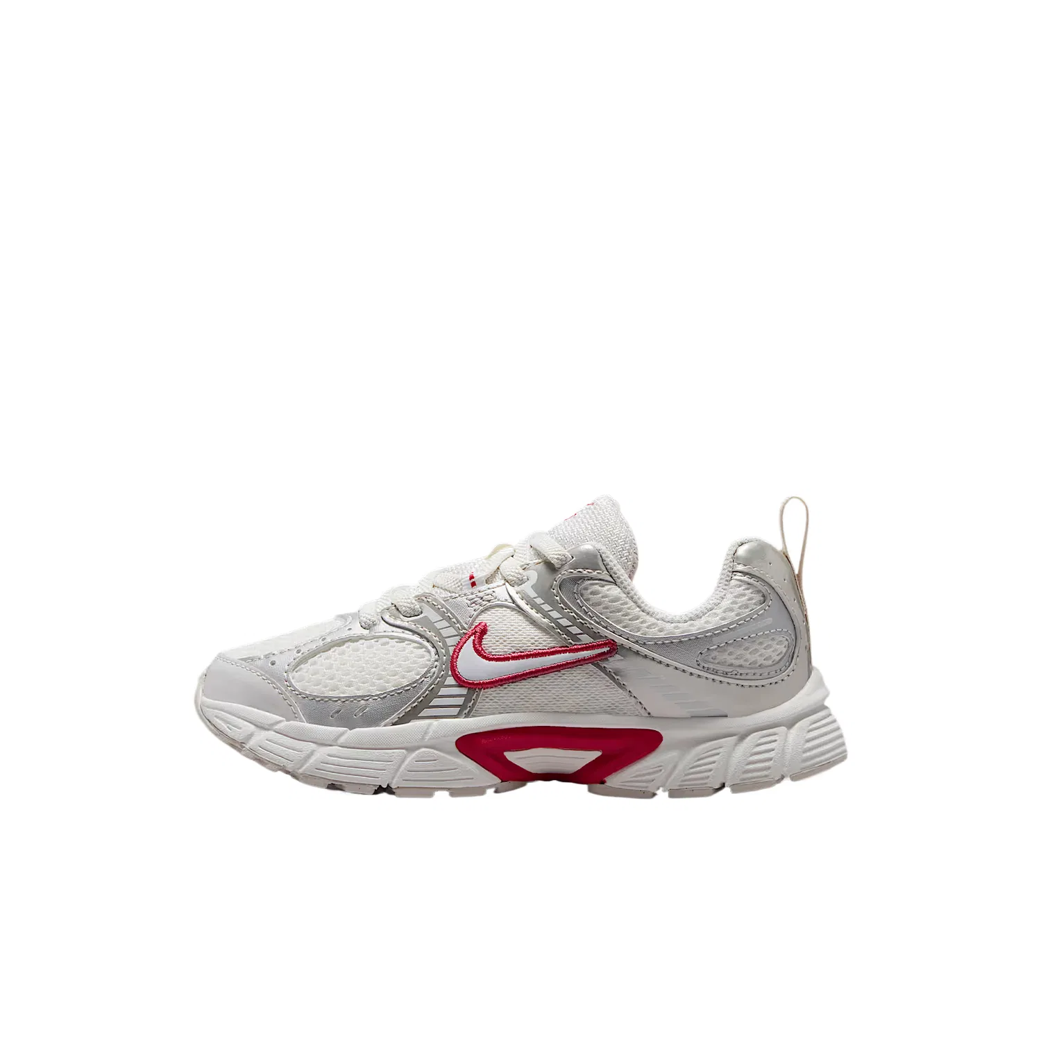 Детские кроссовки для бега с дышащим верхом Nike, Sail White/Tropical Pink/Phantom White/White