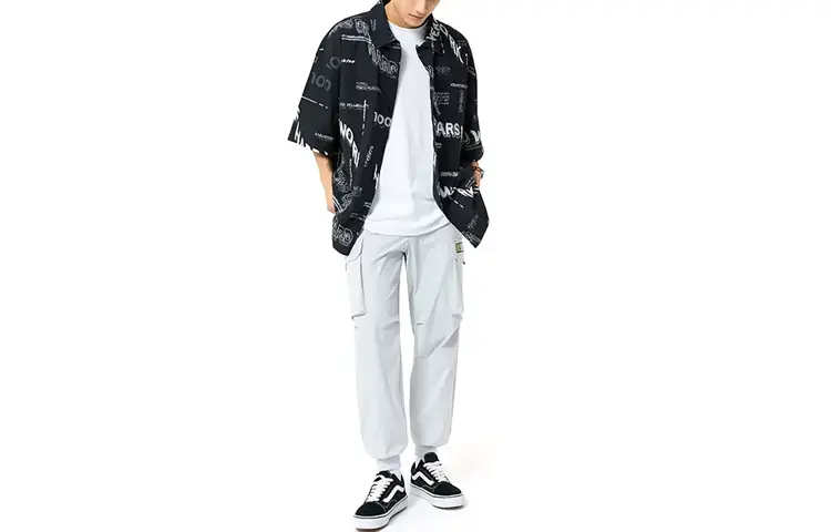 

Футболка SS23 мужская черно-белая Dickies