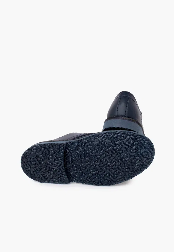 Туфли на каблуке с кожаным верхом Unisex-lace-ups Pisamonas, Azul Marino, темно-синий — фото 4