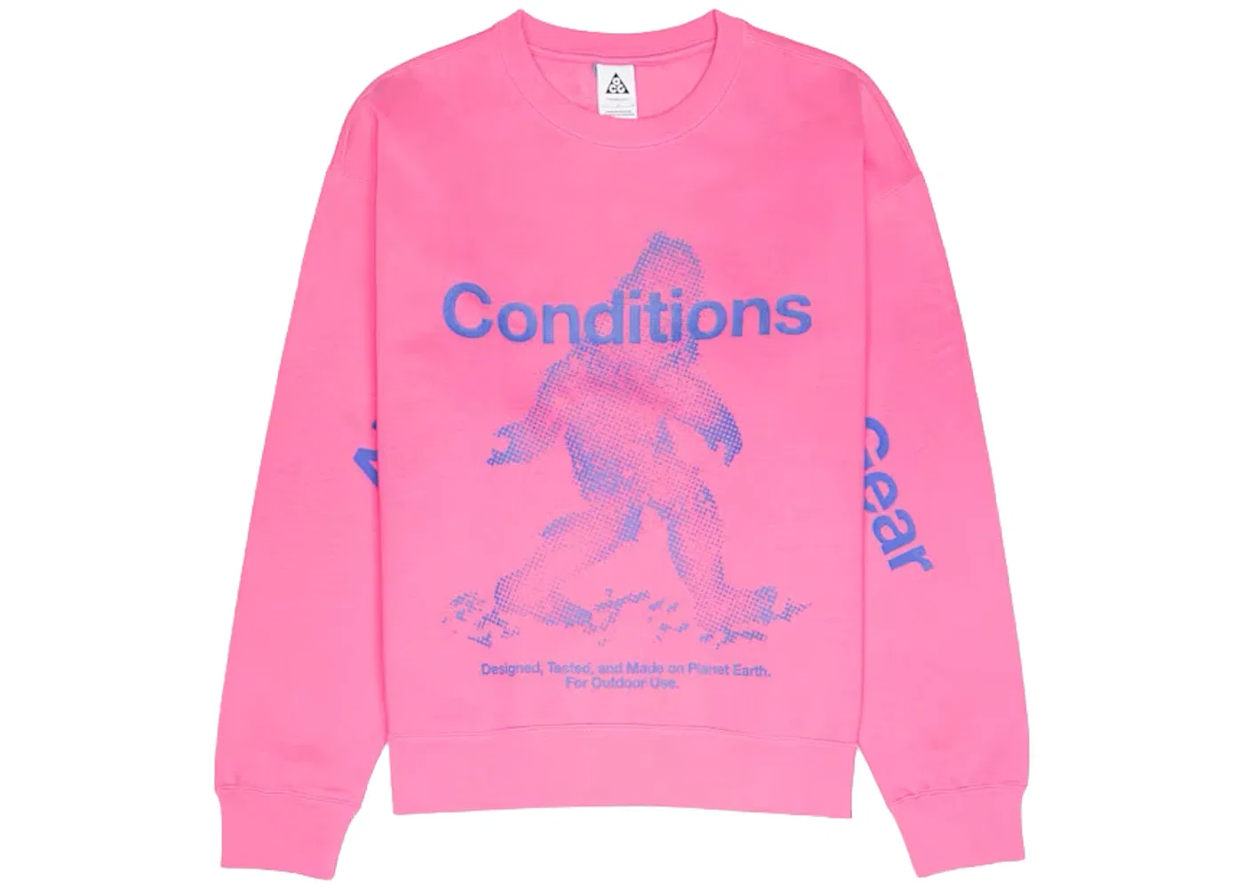 Мужской свитшот на молнии Nike ACG Tuff Fleece Crewneck, Pinksicle