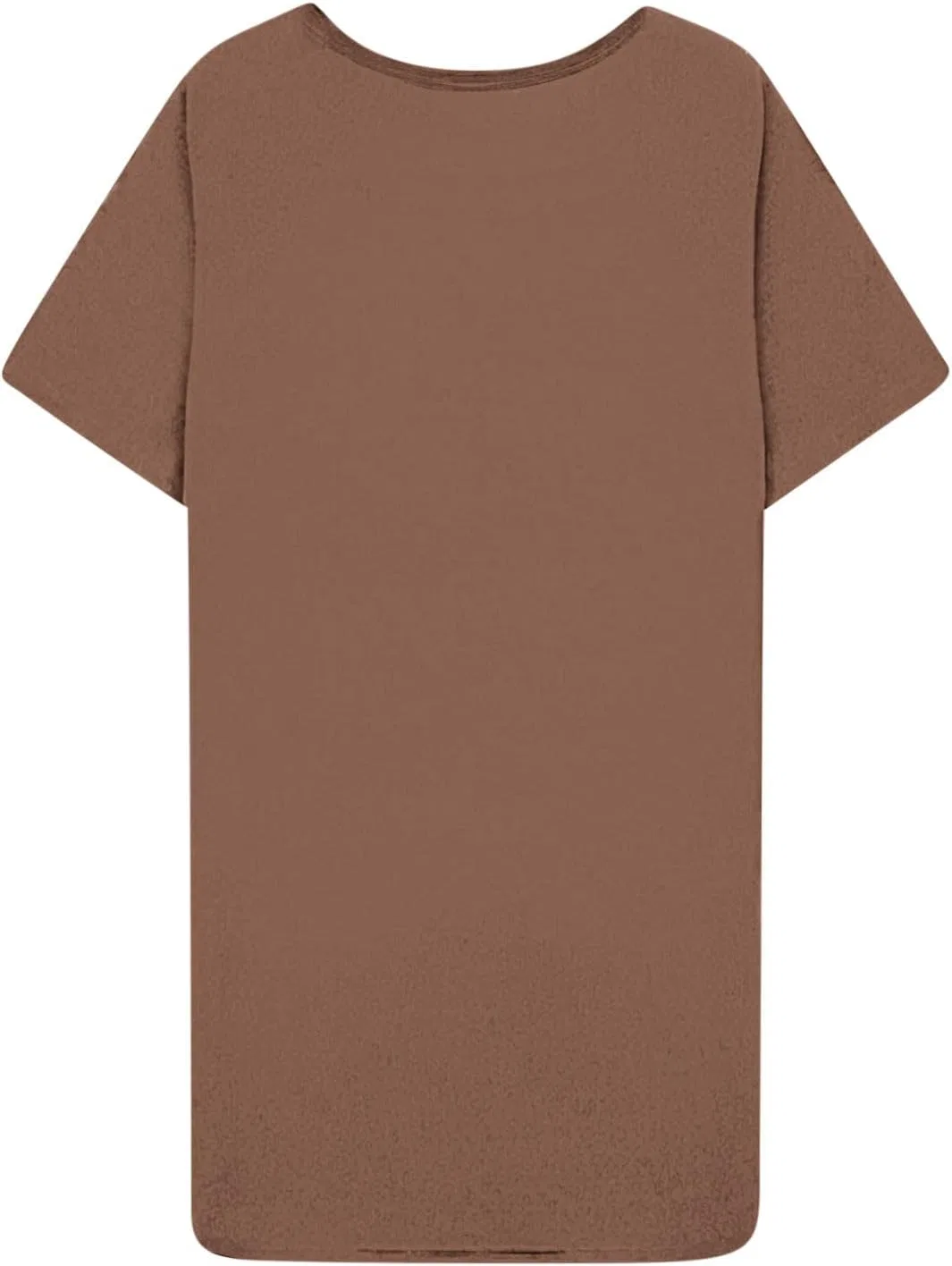 Женское летнее мини-платье с воланами T-Shirt Dress, Khaki — фото 3