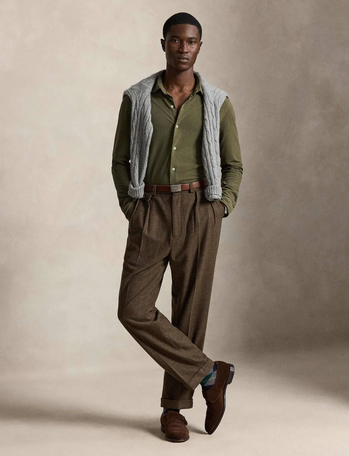 Рубашка с длинным рукавом Polo Ralph Lauren, Verde Oliva — фото 2