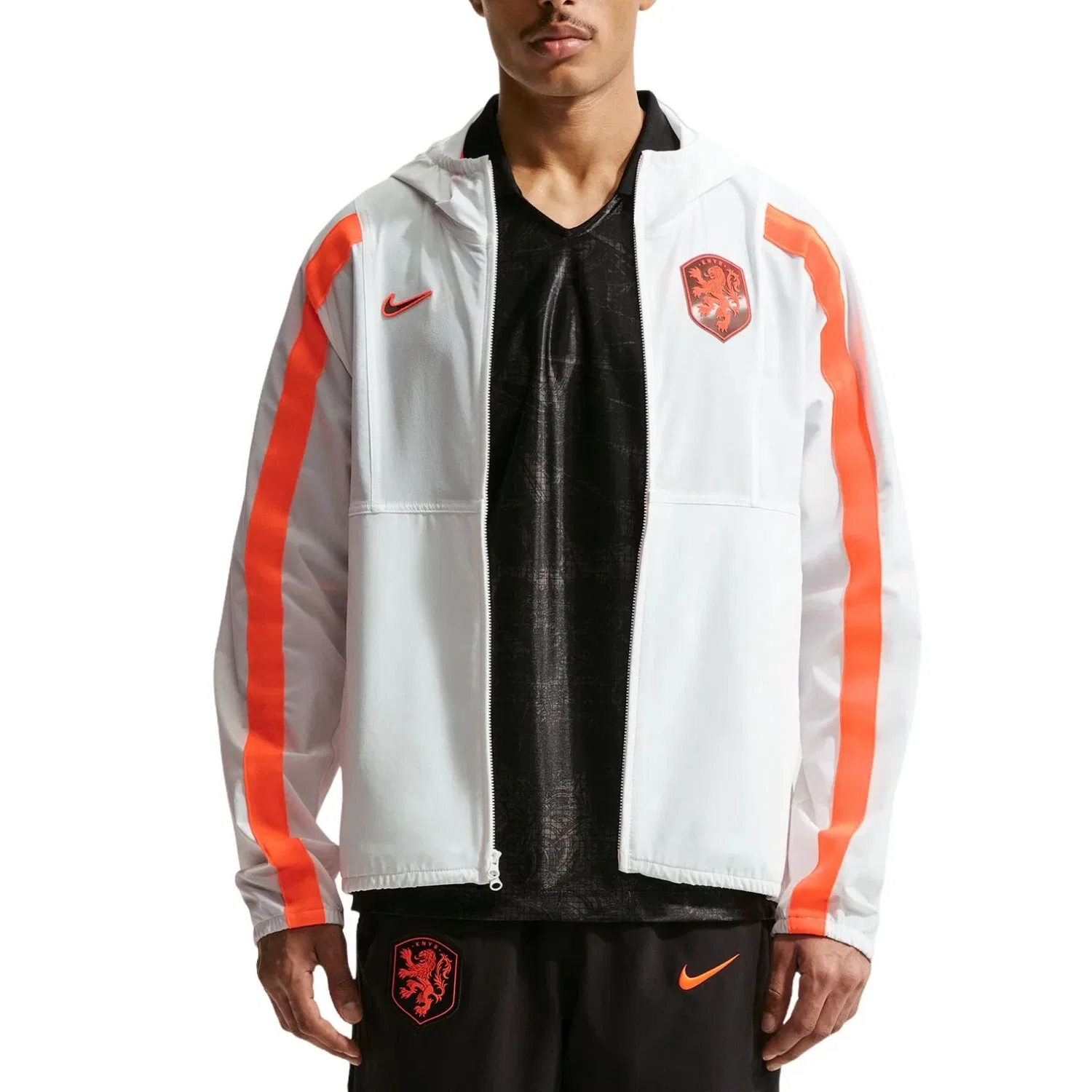 Мужская куртка Nike Netherlands Energy Dri-FIT Woven Jacket, белый — фото 2