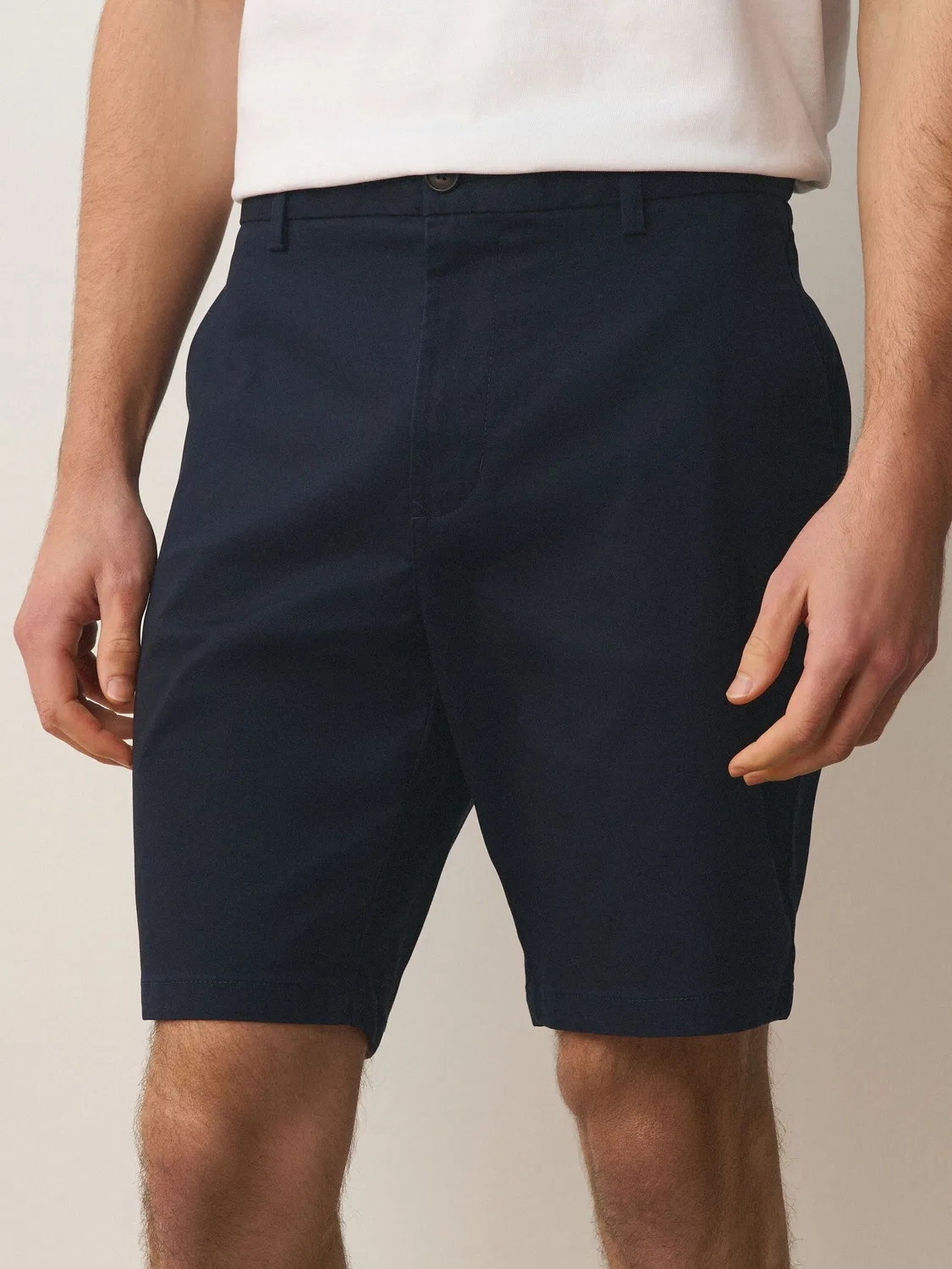 Шорты чинос Slim Fit, 2 пары Next, Navy/Stone — фото 4