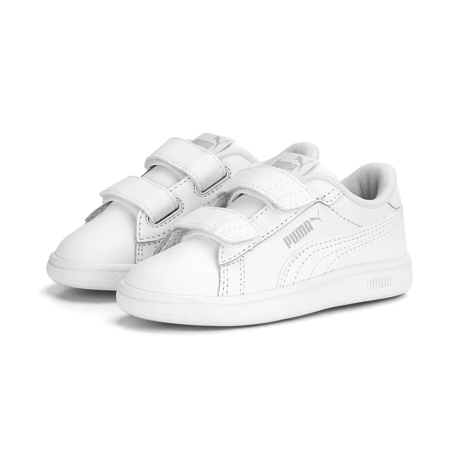 Детские кеды Smash 3.0 Puma, Weiss Grau