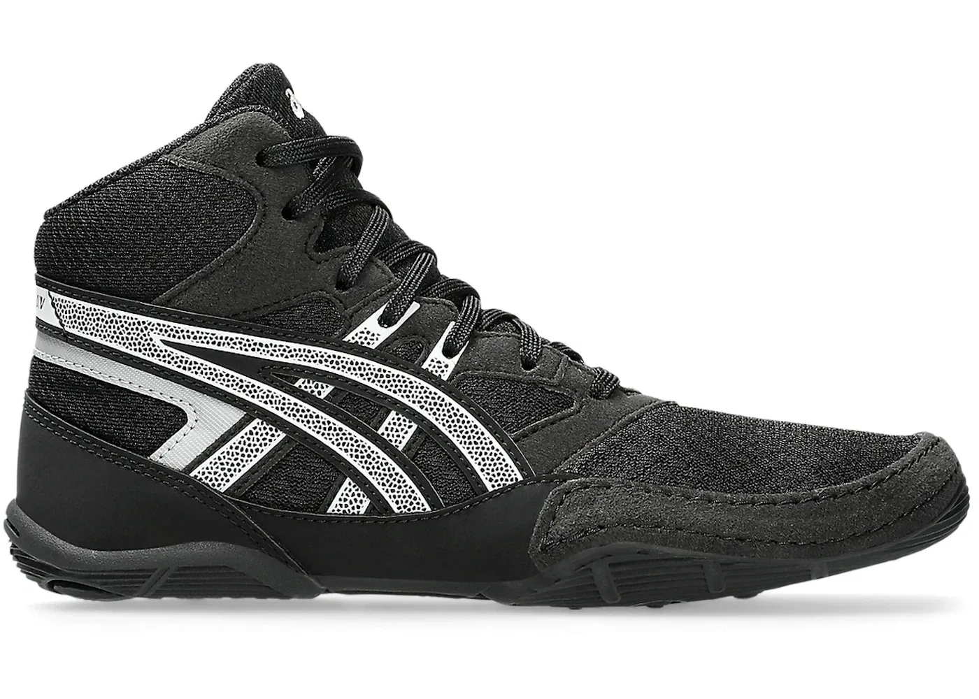 Детские кроссовки для мальчиков с липучками ASICS Snapdown 4, Black/White