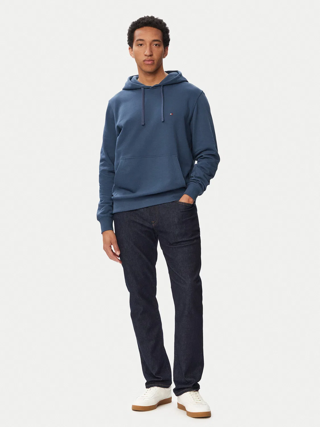 Мужская толстовка стандартного кроя Essential Terry Tommy Hilfiger, синий — фото 2
