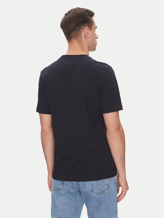 Футболка regular fit Stack Tommy Hilfiger, темно-синий — фото 3