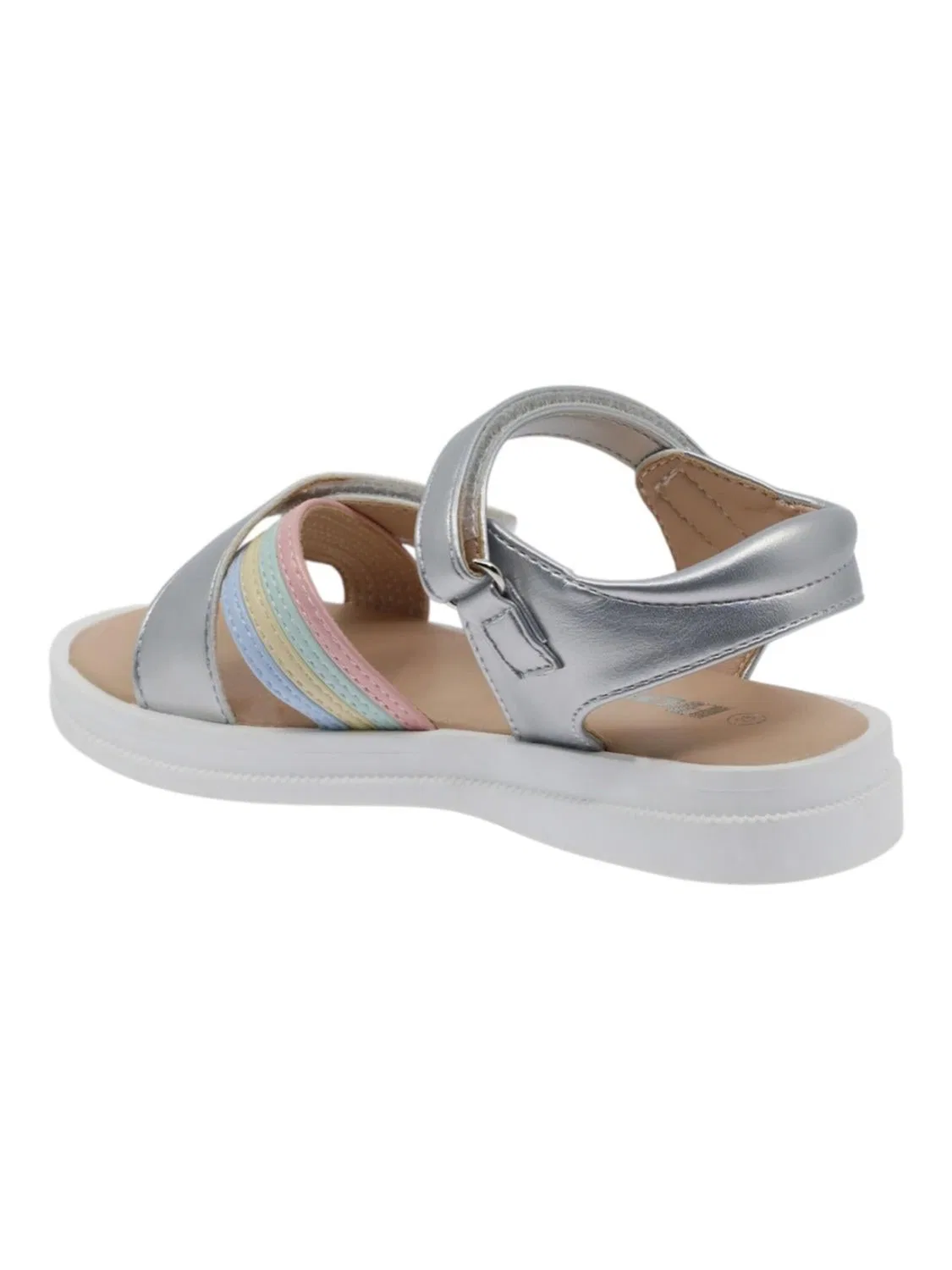 Сандалии Beppi Casual Sandal серебристого цвета — фото 3