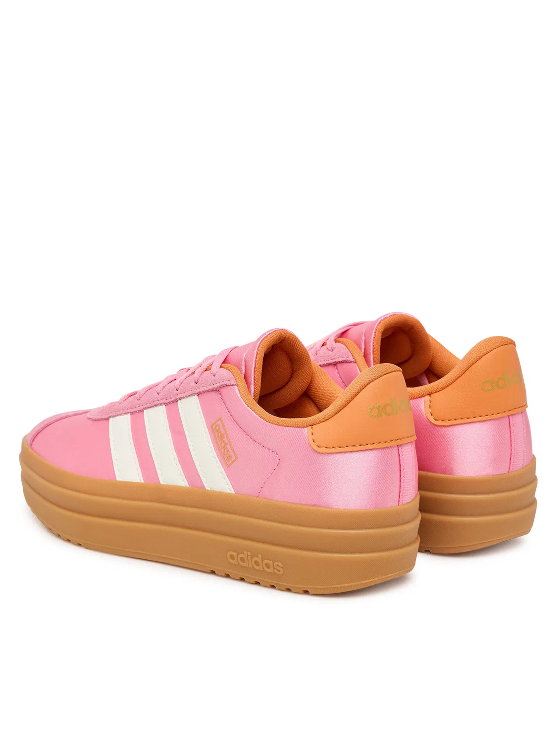 Кроссовки для девочки Vl Court Bold Junior Adidas, розовый — фото 3