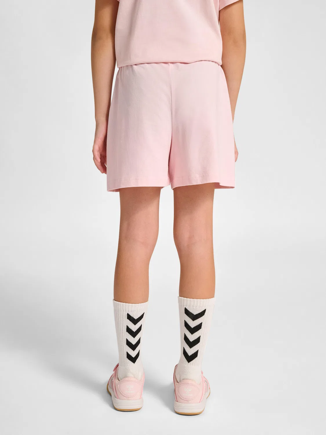 Детские шорты свободного кроя Hmljr Loose Lifestyle Hummel, розовый — фото 2