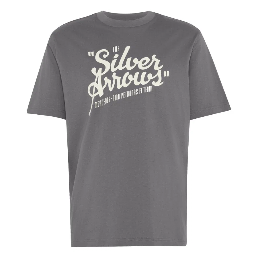 Спортивная футболка ADIDAS PERFORMANCE Performance Shirt 'Mercedes - AMG Petronas Formula 1 Team Silver Arrows' серого цвета