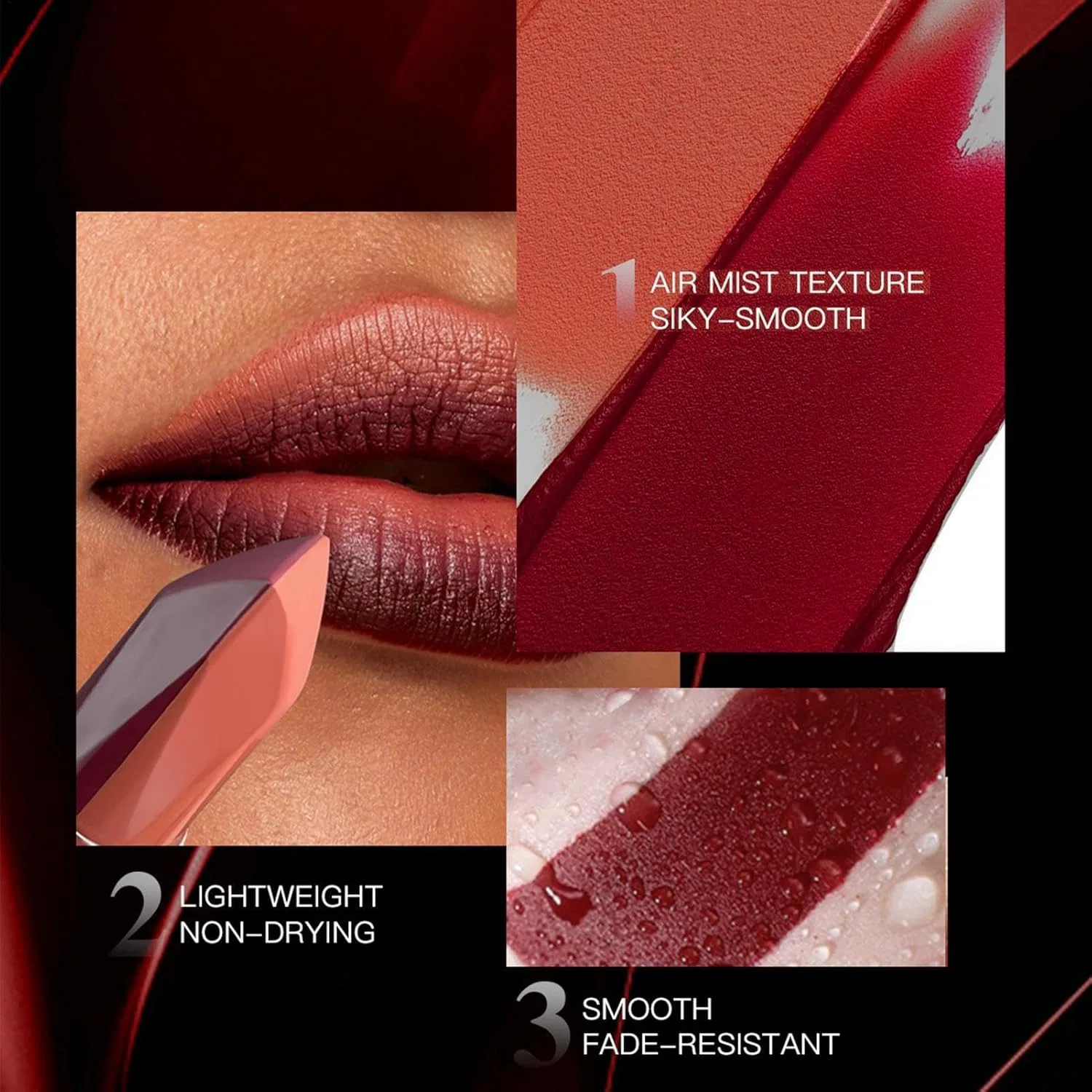 Матовая помада двойного цвета Generic, 3.8 г, цвет F — фото 4
