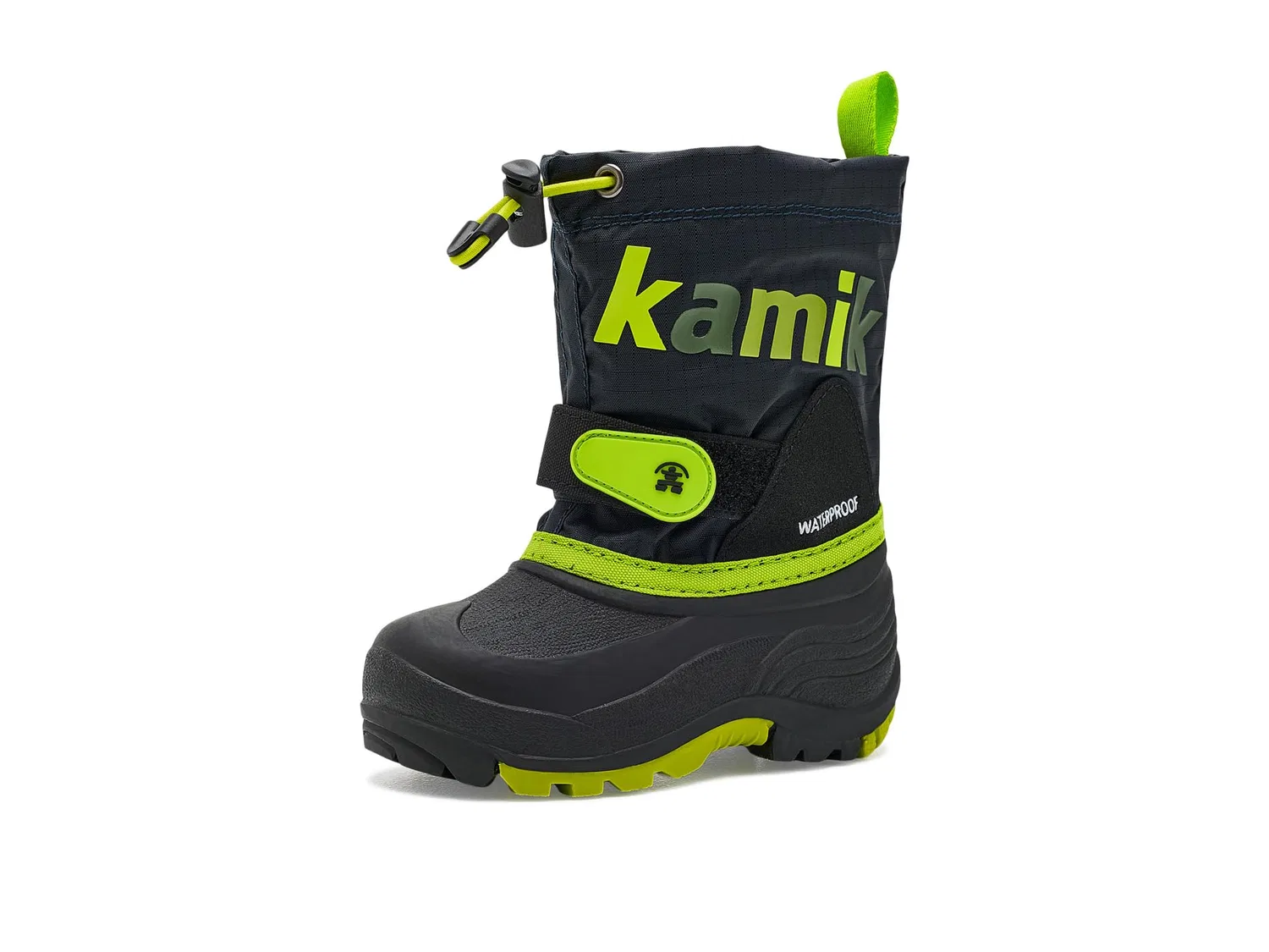 Ботинки Waterbug5 (для малышей, маленьких и больших детей) Kamik Kids, Black/Green