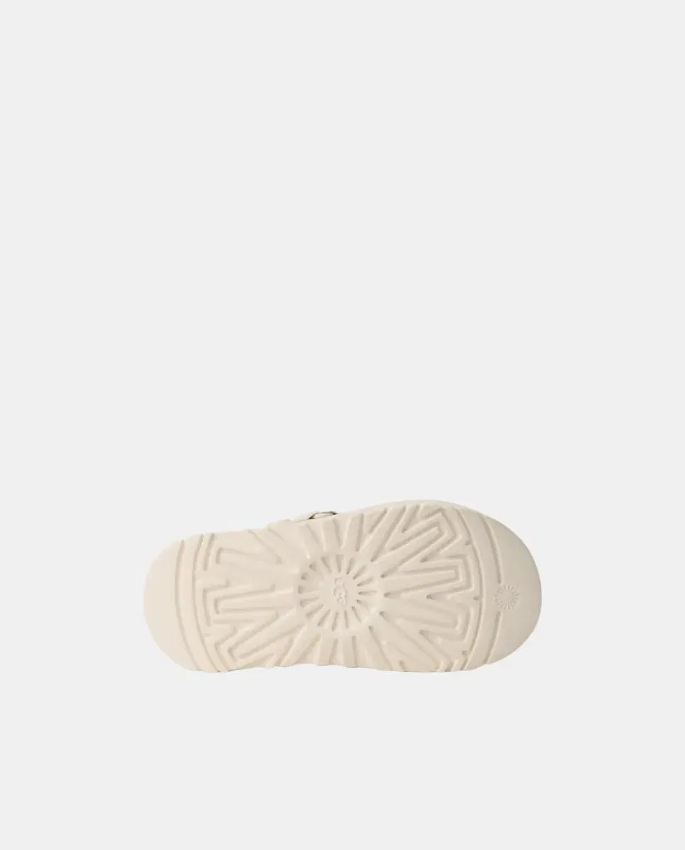 Детские сабо для девочек с закрытым мыском GoldenGlow UGG, Blanco — фото 3