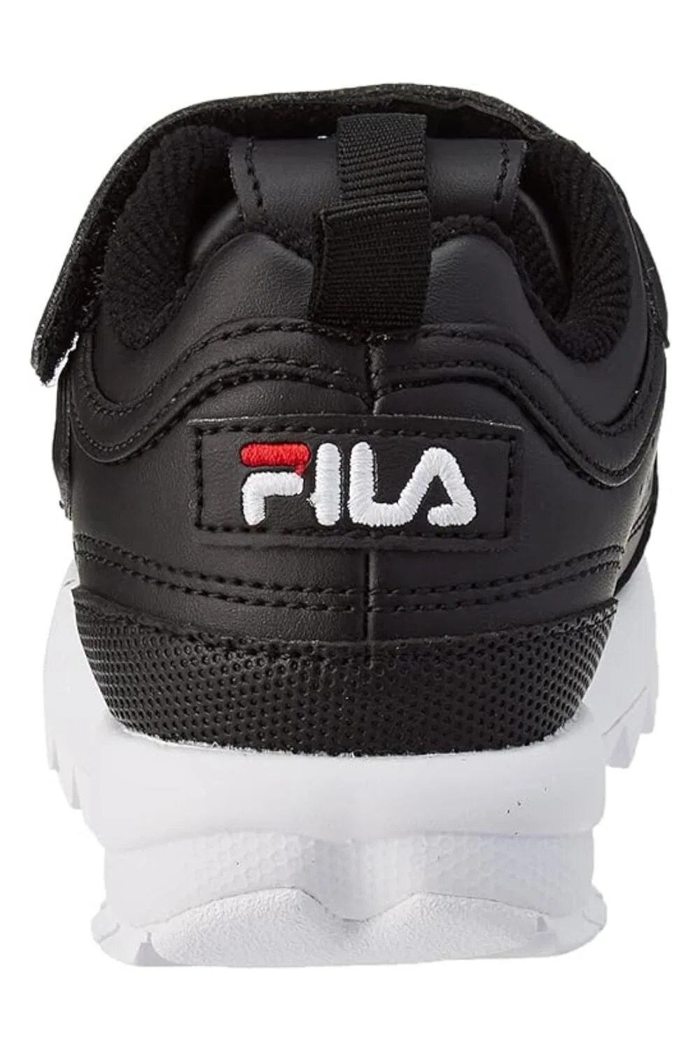 Детские кроссовки с липучками Fila Disruptor, Schwarz — фото 4