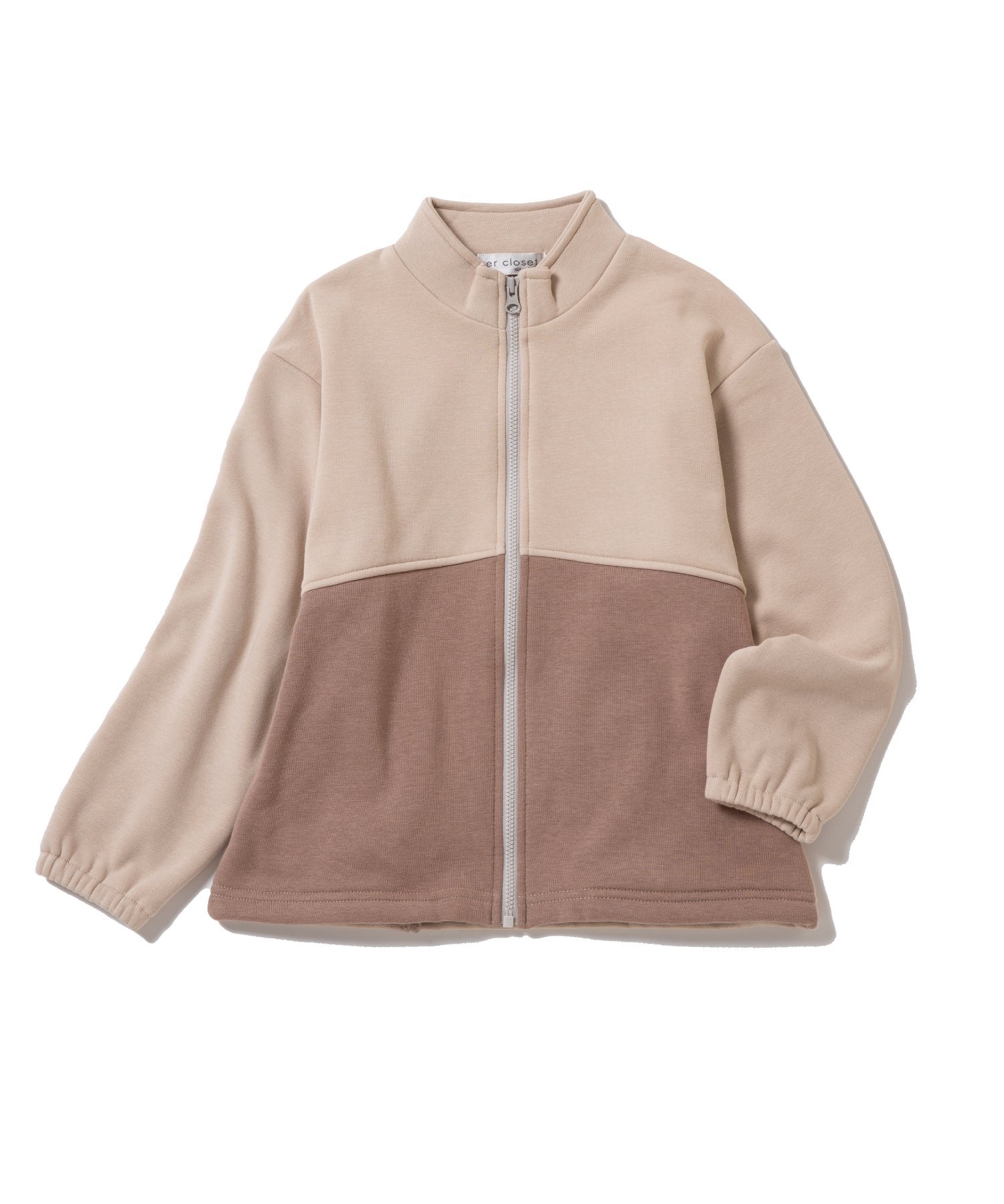 Блузон на флисовой подкладке Ever Closet, Moon Grey x Mocha — фото 4