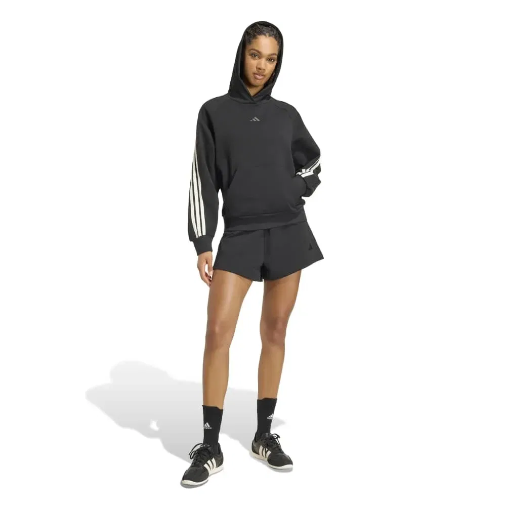 Худи Adidas Kit 3 Stripes, черный — фото 4