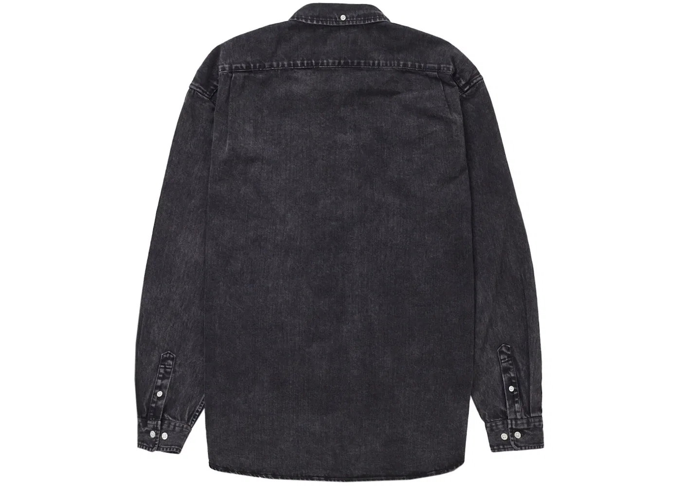 Мужская рубашка с принтом Supreme Shirt (SS24), Washed Black — фото 2