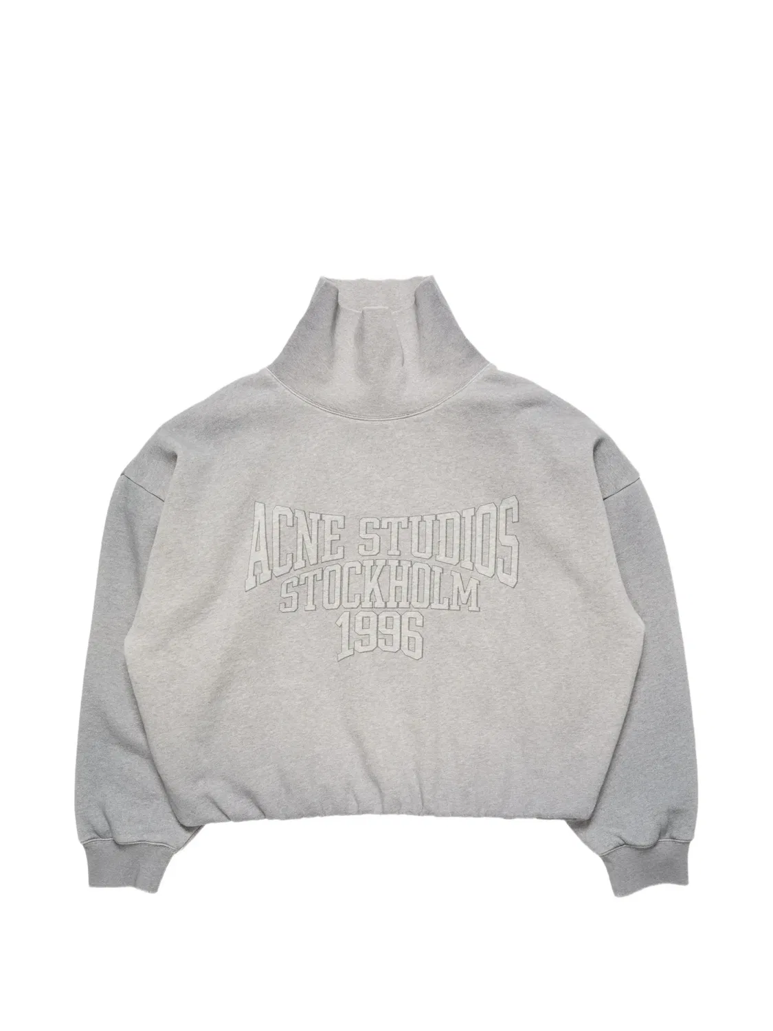 Acne Studios Свитшот из флиса с логотипом, серый