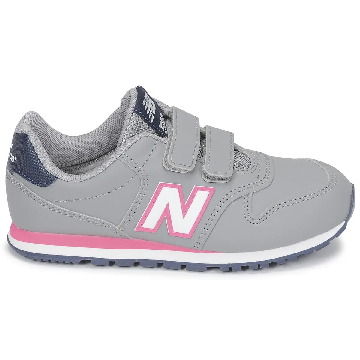 Детские кроссовки для мальчиков с липучками New Balance, Grey Shade — фото 2