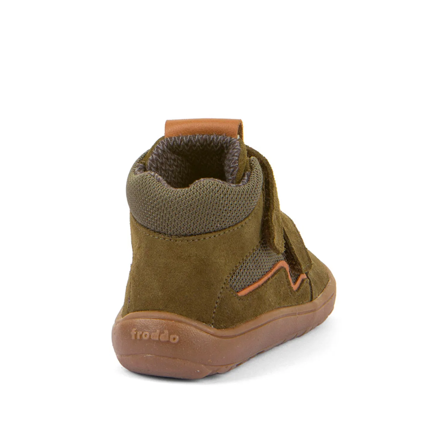 Детские зимние ботинки для ходьбы босиком BAREFOOT TEX AUTUMN froddo, Khaki — фото 2