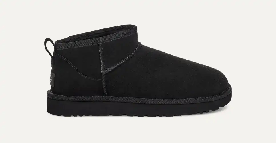 Ботинки UGG Wmns Classic Ultra Mini, черный