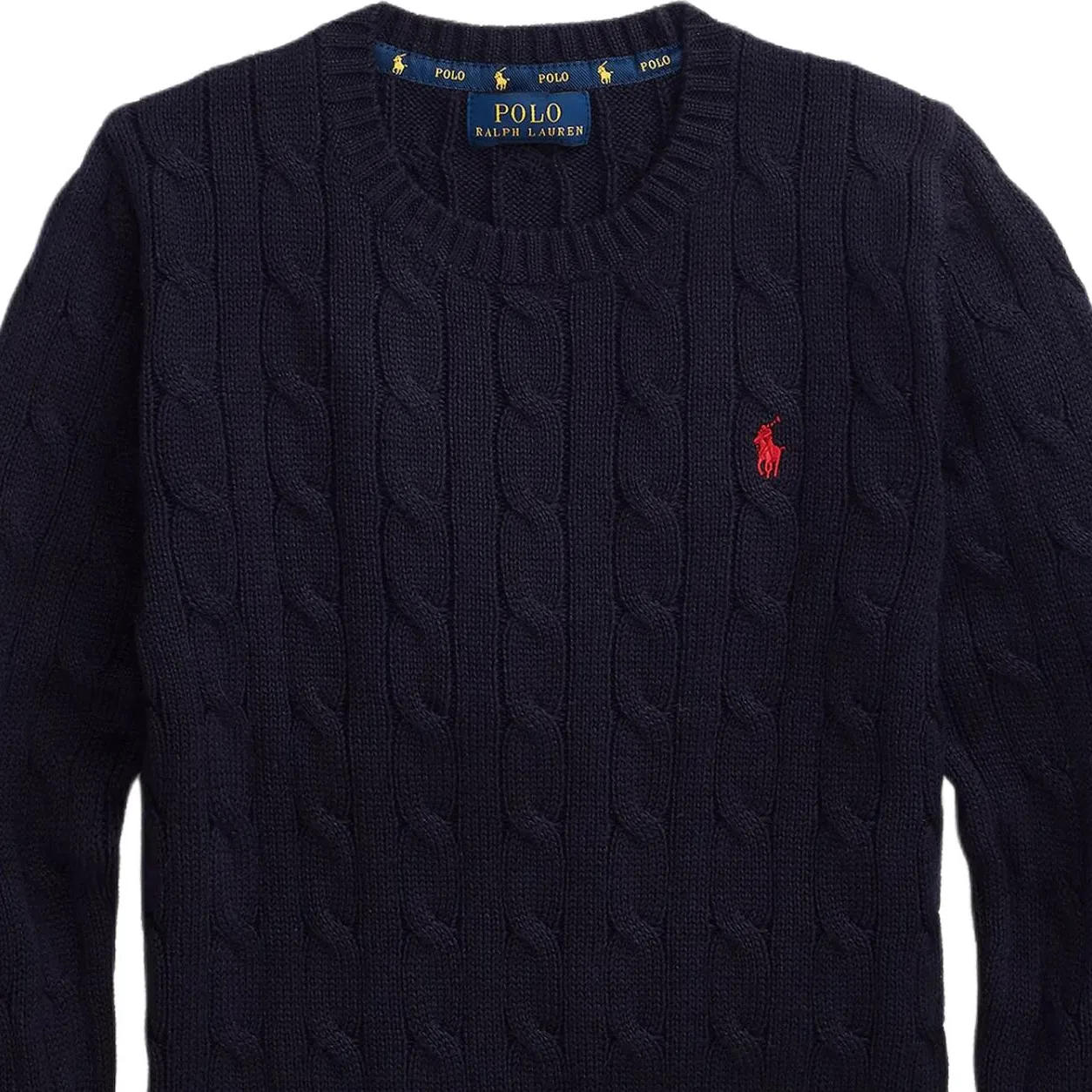 Детский свитер с круглым вырезом Polo Ralph Lauren, Blue — фото 4