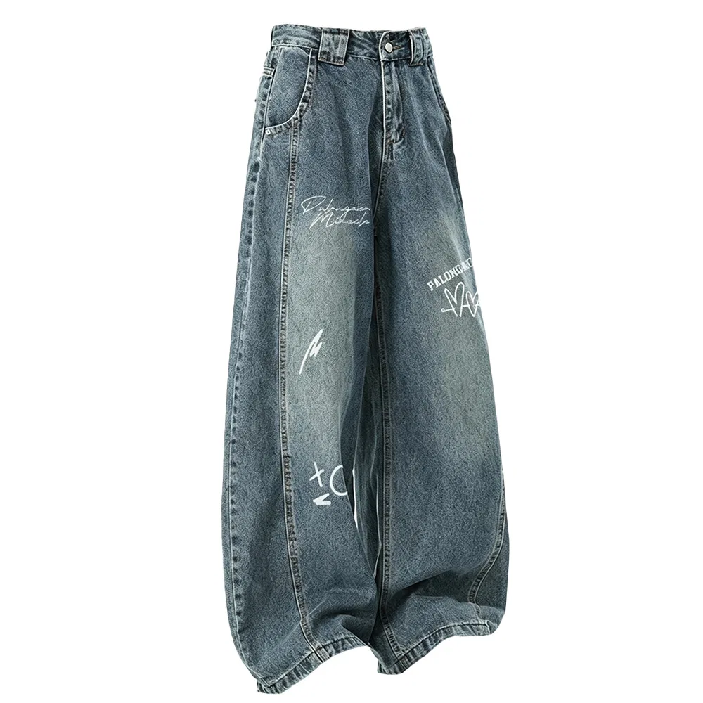 Детские джинсы утепленные на флисе прямого кроя Vintage Blue PAL ONGACO