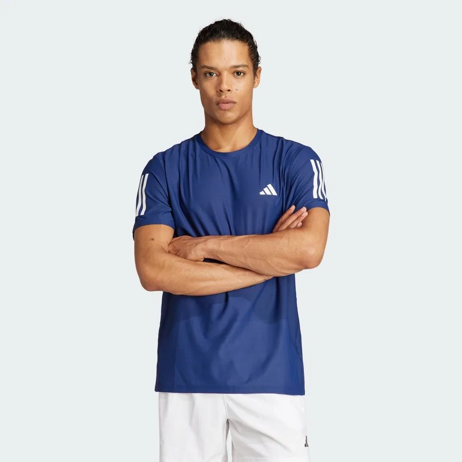 Футболка спортивная с длинным рукавом Own the Run Tee adidas, Темно-синий