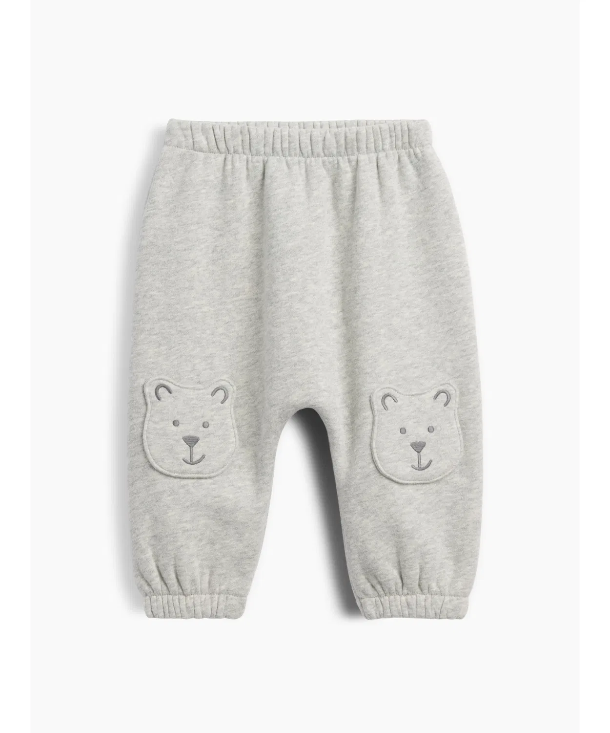 Детские джоггеры с патчем на колене Vintage Soft Brannan Bear GAP, Light Grey