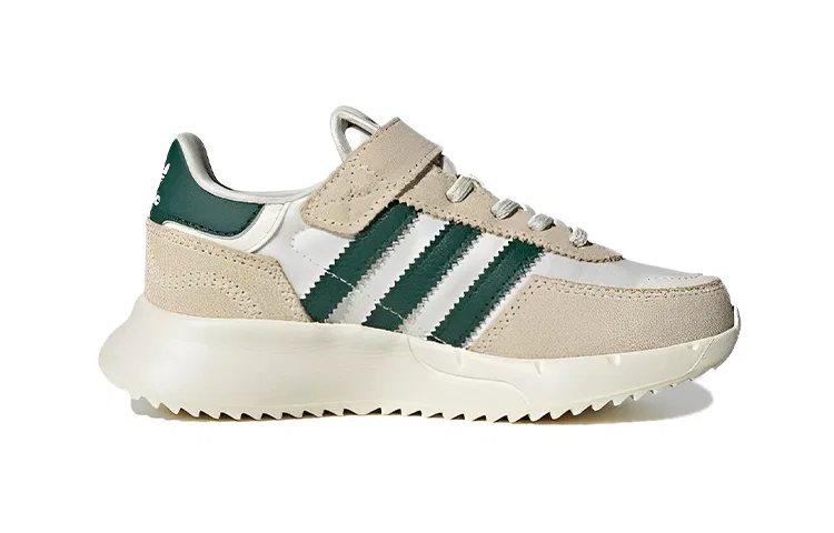 Детские кроссовки с низким верхом Retropy F2 Adidas Originals, Beige White Green — фото 3