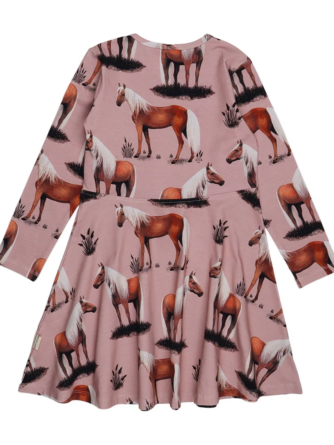 Платье Walkiddy Beauty Horses Dress розового цвета — фото 3