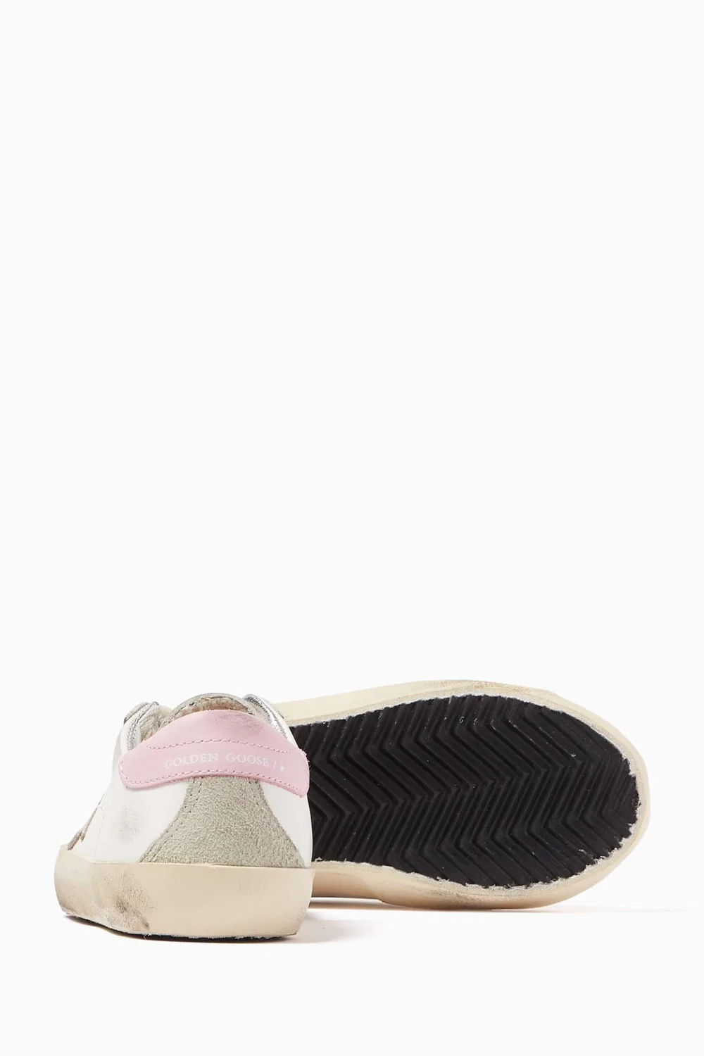 Кроссовки низкие кожаные Classic Old School Low-top Sneakers GOLDEN GOOSE — фото 2