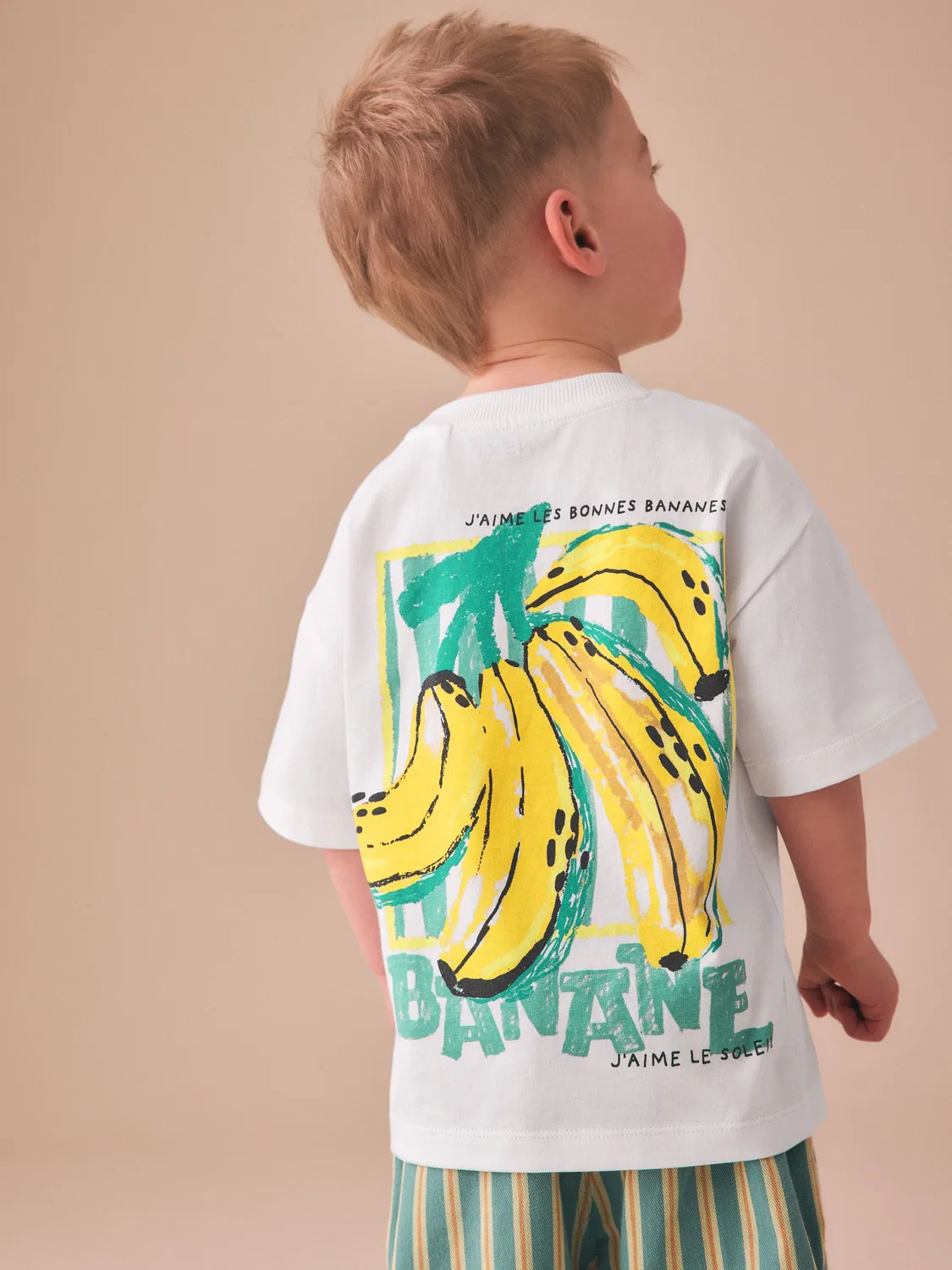 Футболка с принтом, White Bananas Next, белый