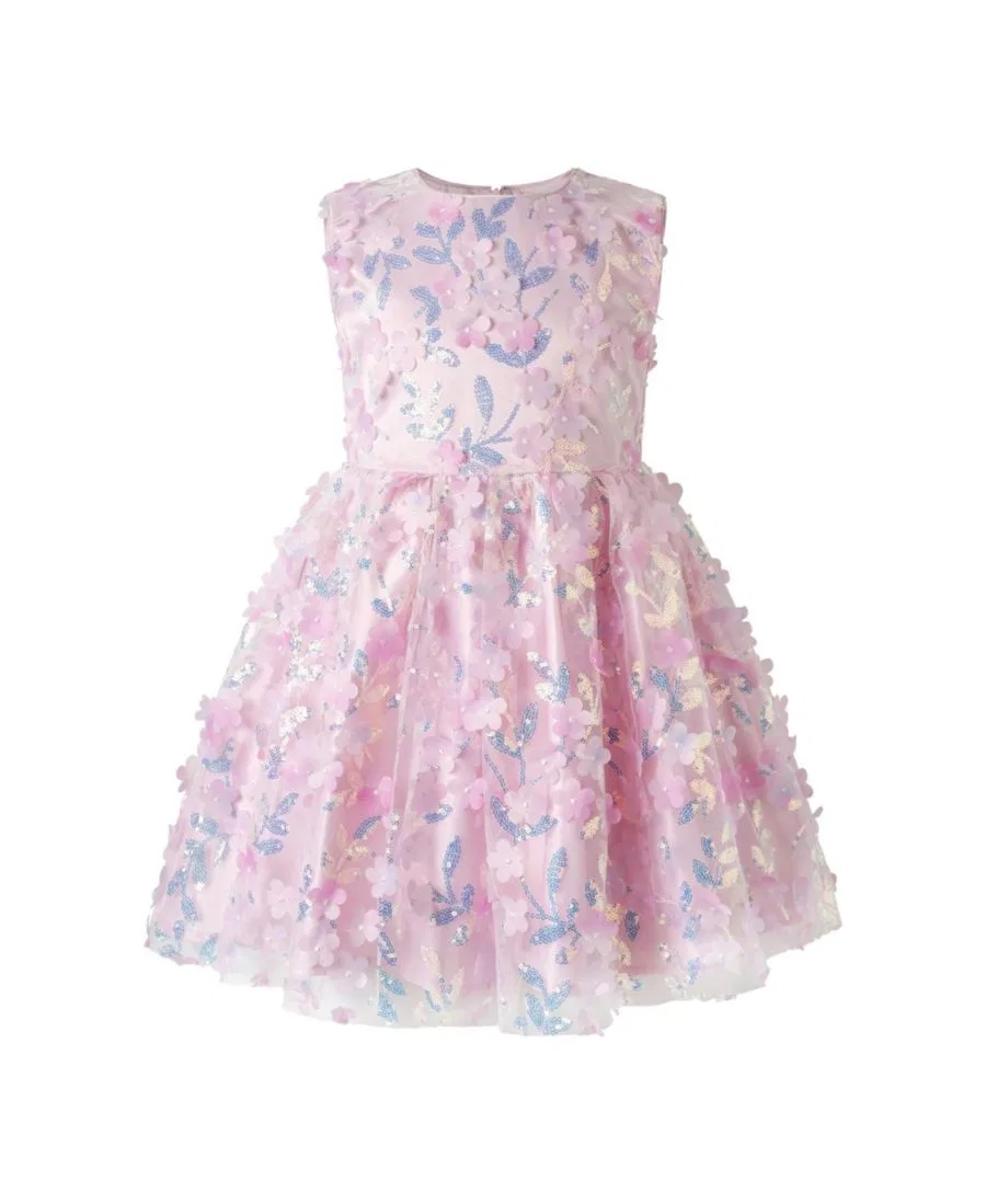 Платье для девочек 3D Sequin Party Rachel Riley, Pink