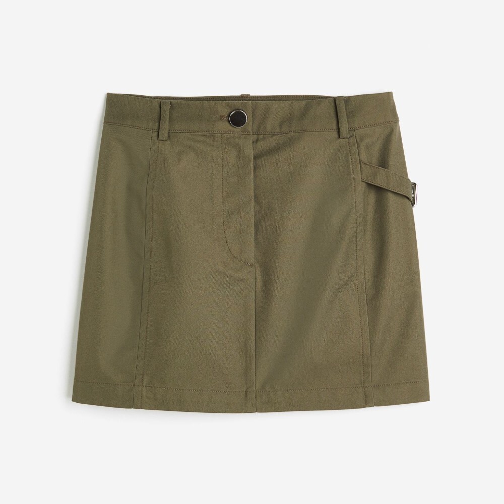 

Юбка H&M Cargo Mini, хаки
