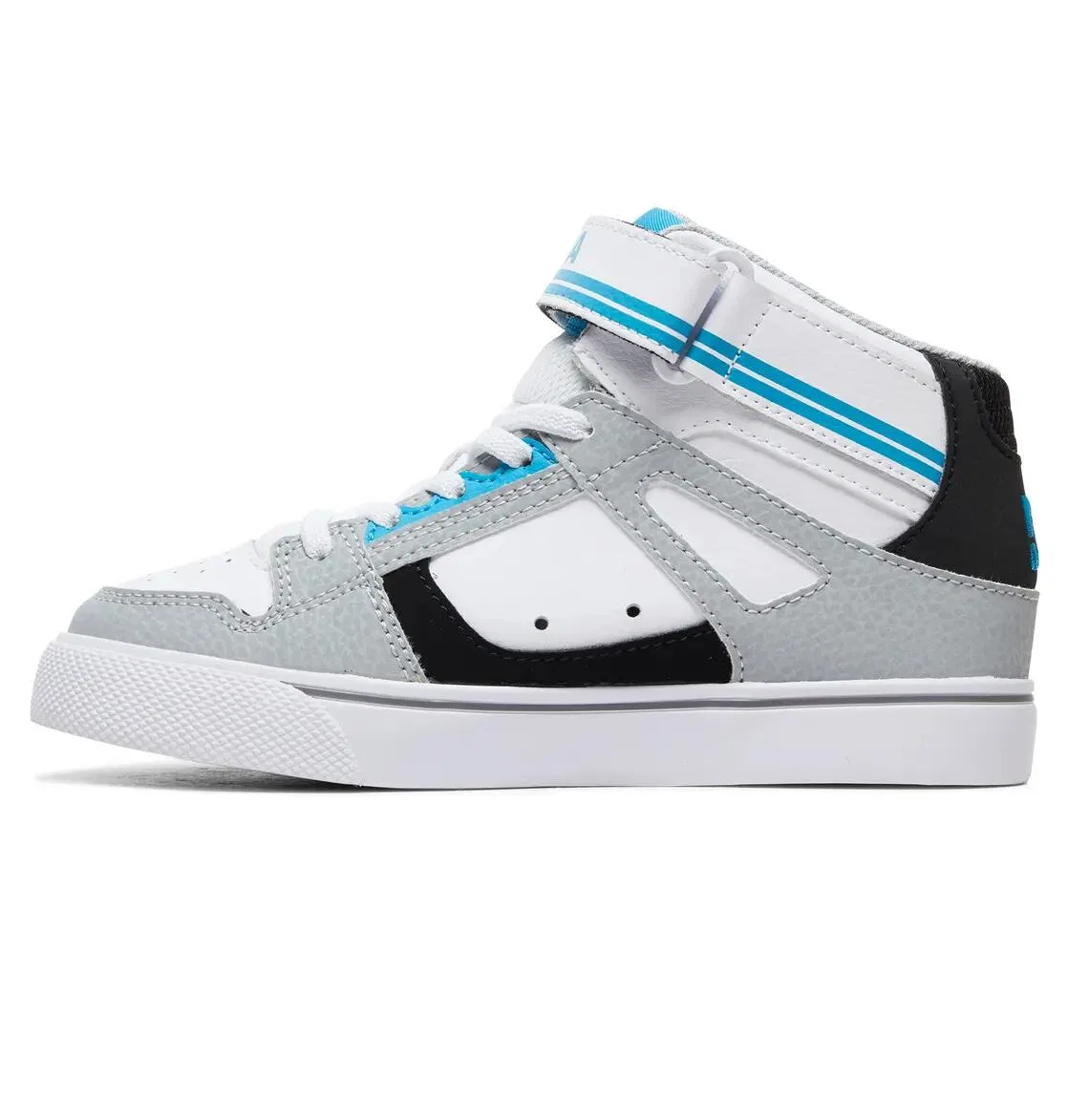 Детские кожаные полуботинки с принтом PURE HIGH-TOP EV Dc Shoes, Grau — фото 3