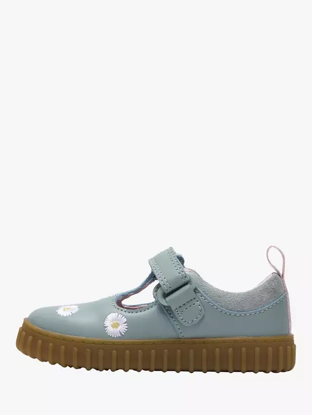 Детские весенние туфли-мэри-джейн от Kids' Cove, зеленые Clarks — фото 2
