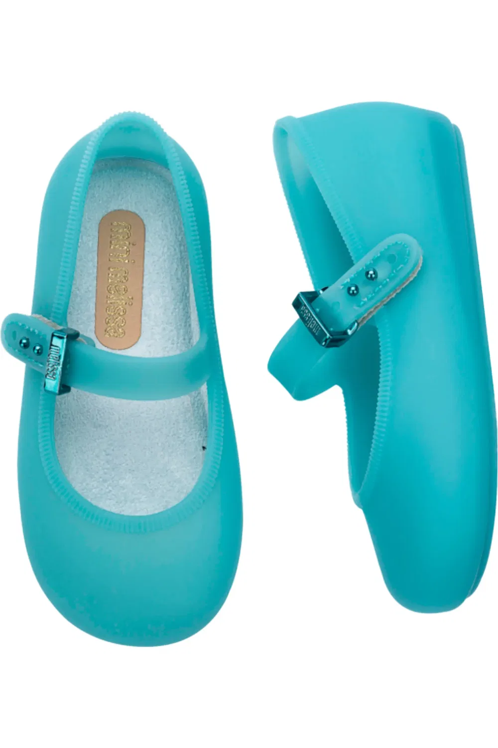 Балетки детские водонепроницаемые Soft Ballerina Mini Melissa, Milky Green — фото 3