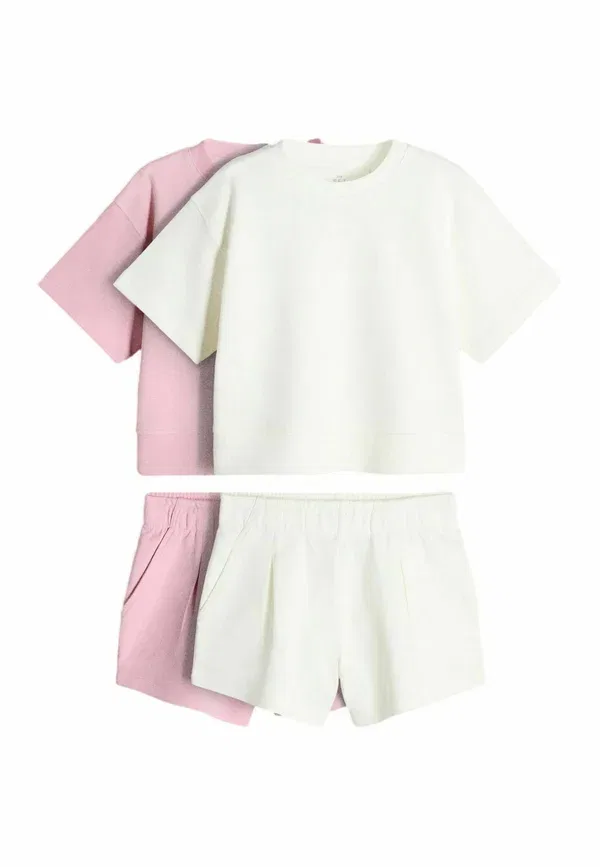 Комплект из 2 шорт, хлопок, The Set, Pink Cream, розовый