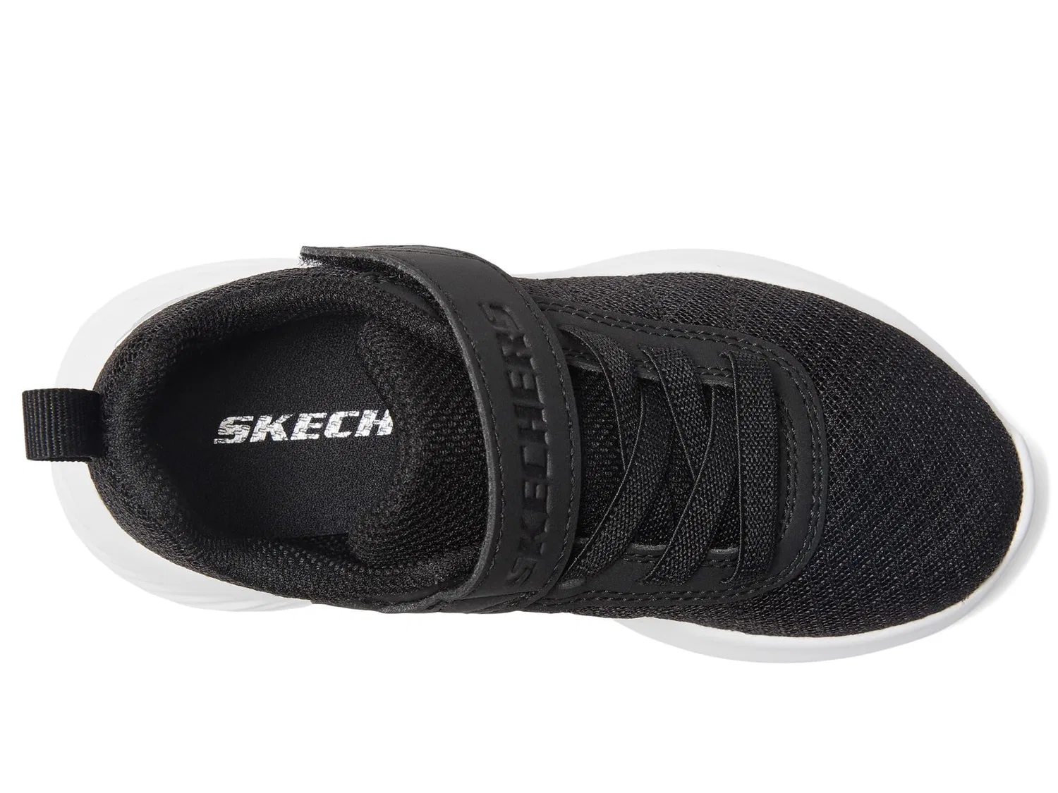 Детские спортивные кроссовки для мальчиков с шнуровкой Bounder Baronik Skechers, Black — фото 2