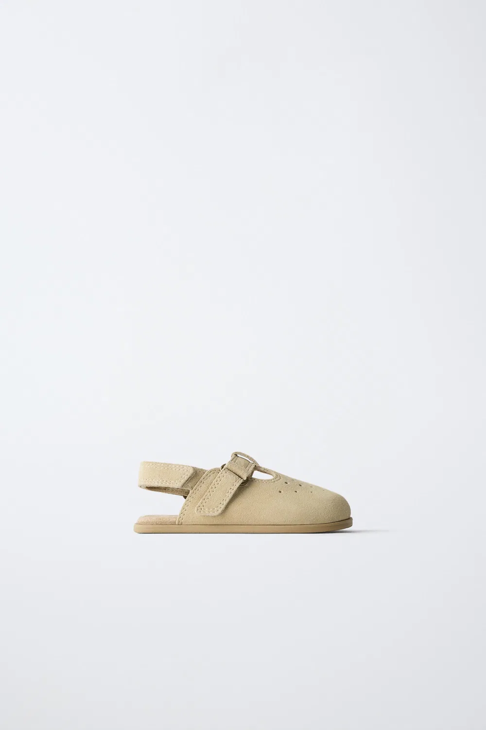 Кожаные сабо для ходьбы босиком ZARA, Sand Brown