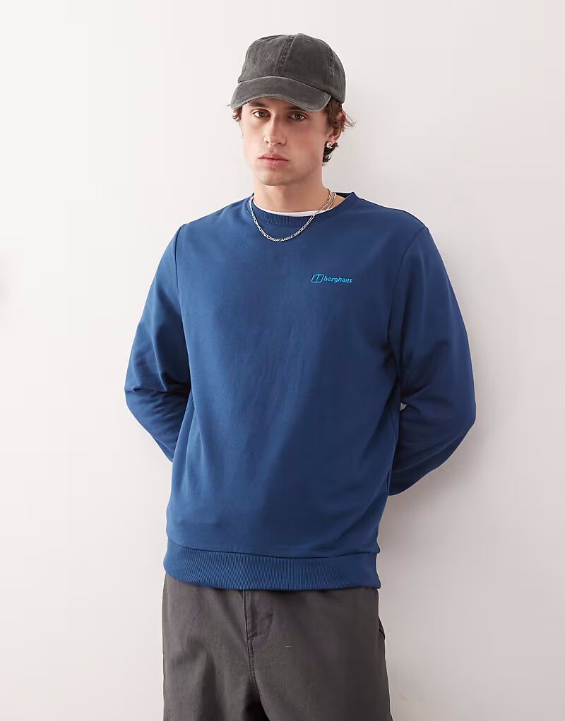 

Толстовка Berghaus Sweatshirt с логотипом Crew Light в цвете Hale Navy