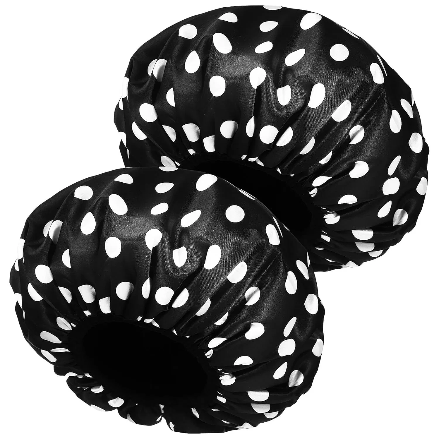 Шапочка для душа Microfiber, 2 шт, TOVINANNA, 33x33x1 см, мультиколор