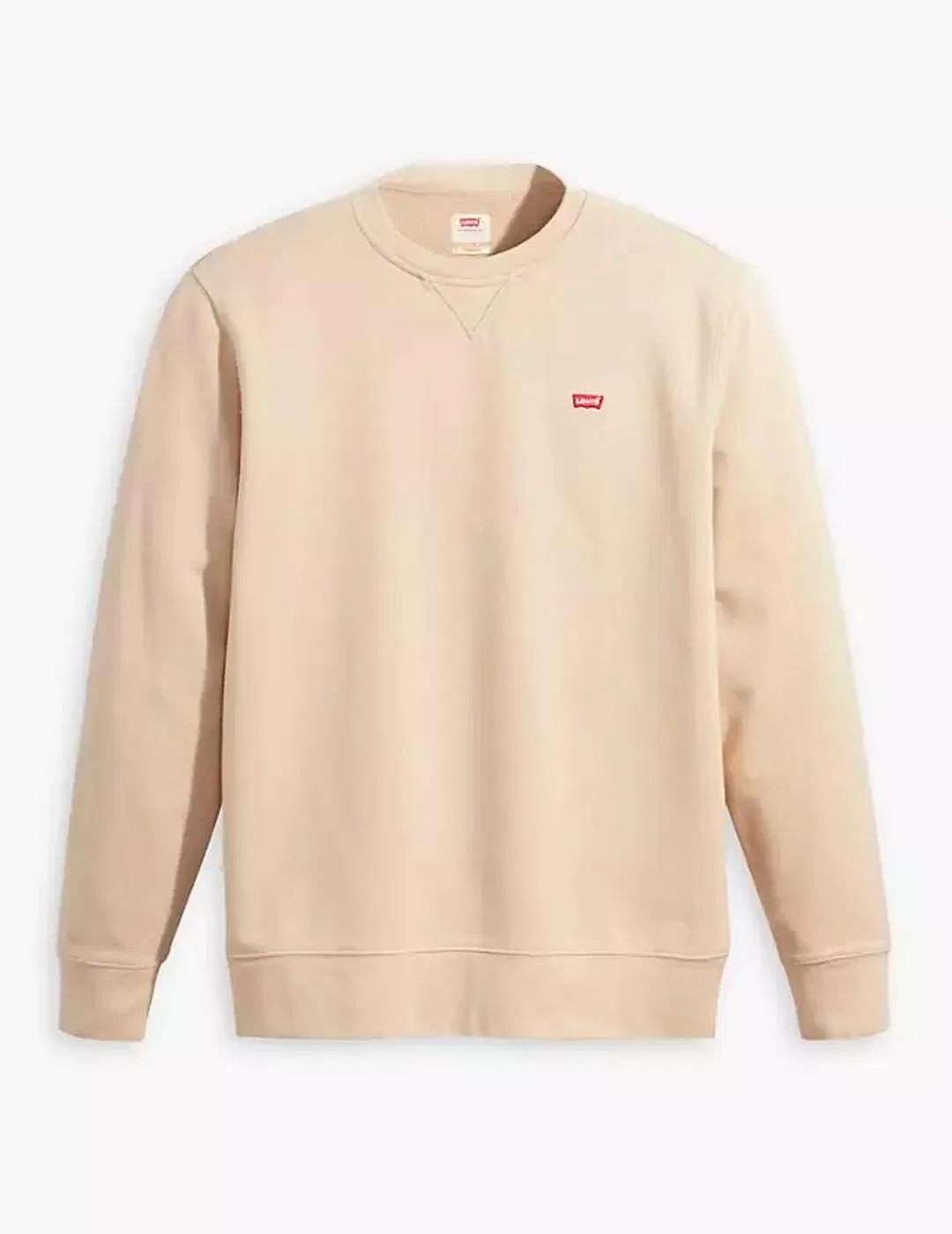 Мужской свитшот с круглым вырезом Levi's, Beige — фото 3