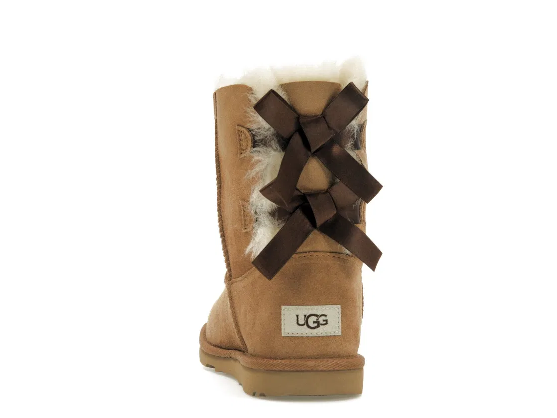 Детские сапоги с бантами UGG Bailey Bow II Boot, Chestnut Chestnut — фото 4