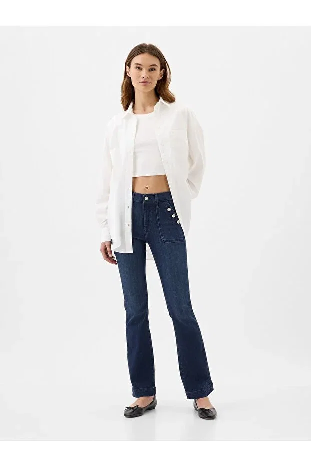 Женские джинсы скинни Gap, Navy Blue-000